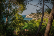 Blick vom Campingplatz San Nicola bei Peschici
