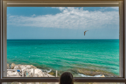 Blick aus dem Trabucco „Mimì“ bei Peschici