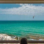 Blick aus dem Trabucco „Mimì“ bei Peschici