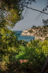 Blick vom Campingplatz San Nicola bei Peschici